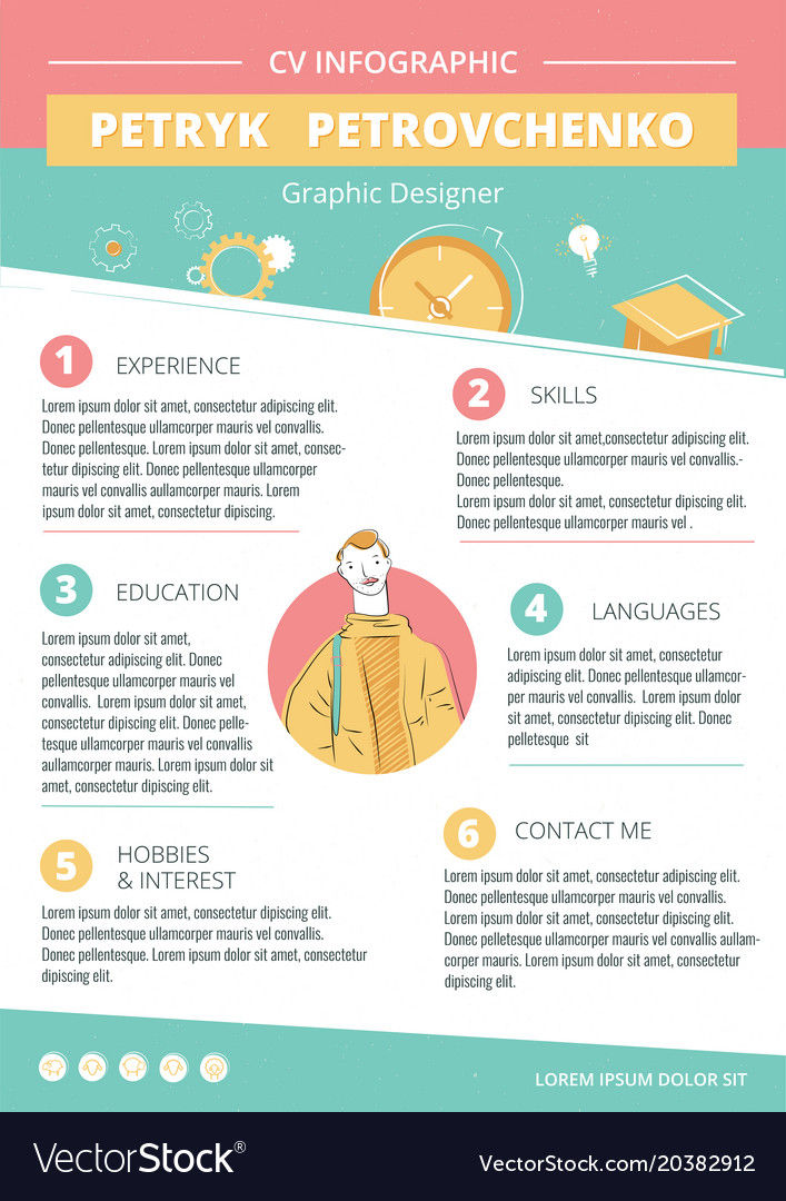 Detail Infographic Biography Template Nomer 12