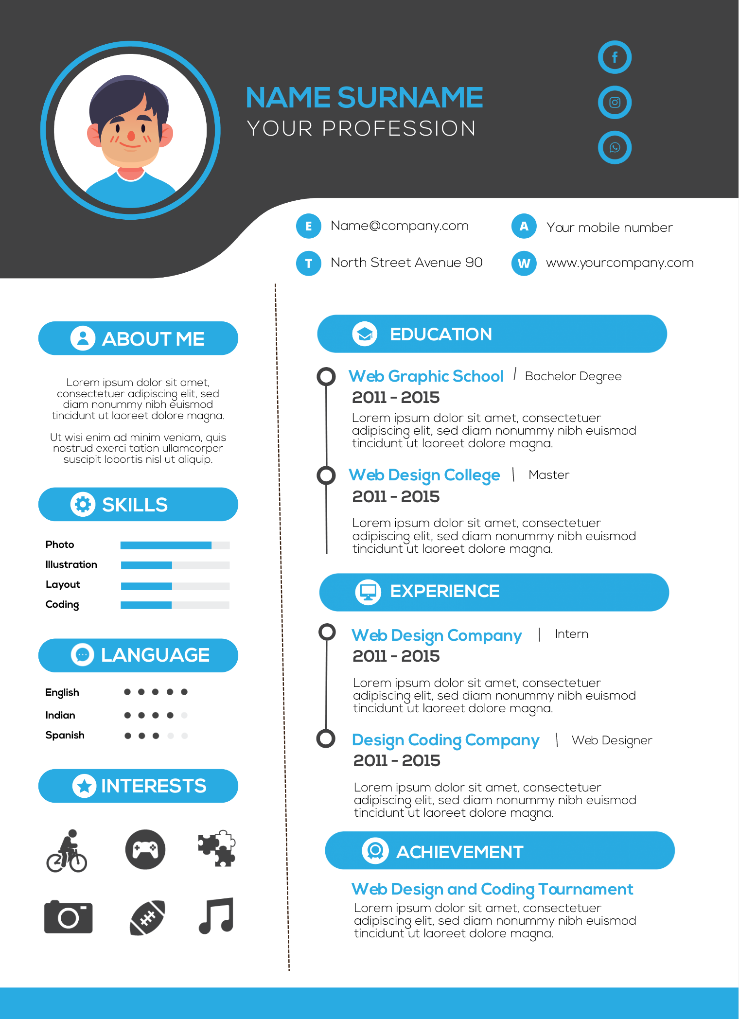 Detail Infographic Biography Template Nomer 13