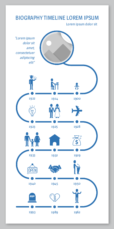 Detail Infographic Biography Template Nomer 52