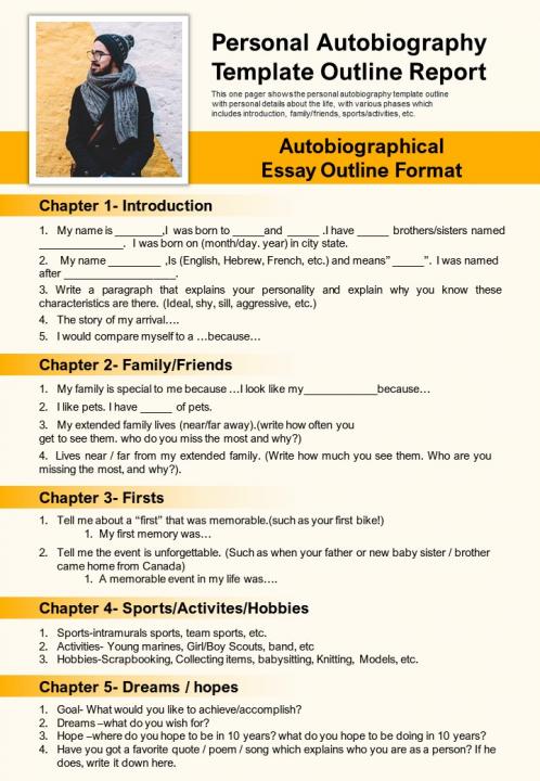 Download Infographic Biography Template Nomer 56