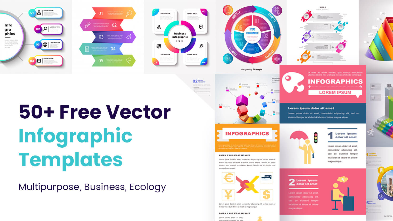 Infographic Design Free Template - KibrisPDR