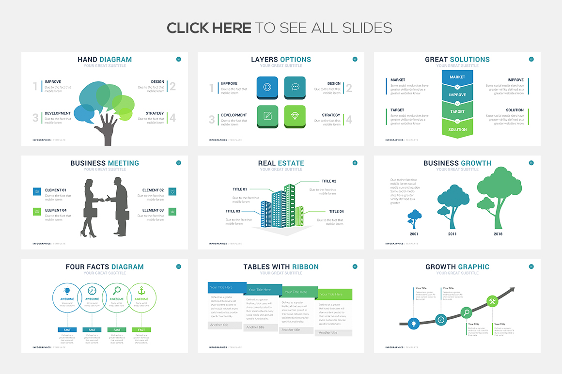 Detail Infographic Ppt Template Free Nomer 22