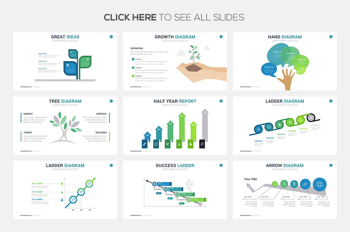 Detail Infographic Ppt Template Free Nomer 26