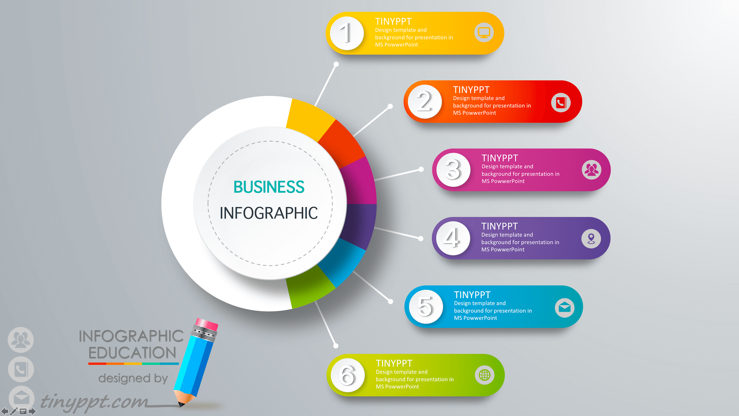 Detail Infographic Slide Template Free Download Nomer 4