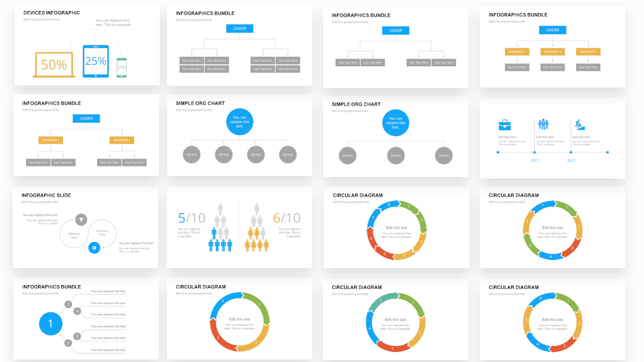 Detail Infographic Slide Template Free Download Nomer 47