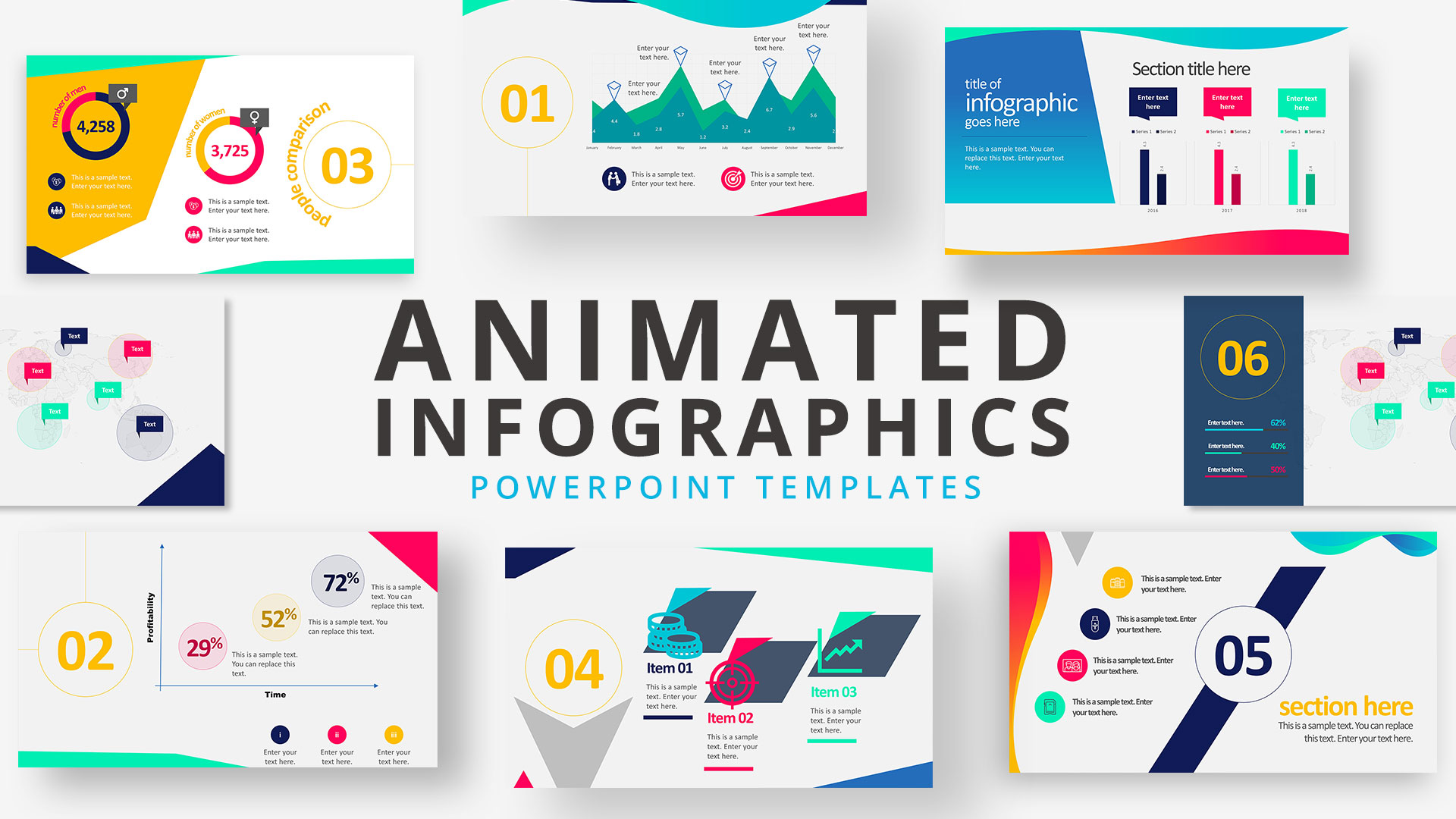 Detail Infographic Template Powerpoint Nomer 2