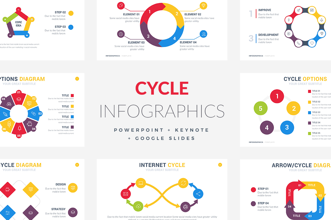 Detail Infographic Template Powerpoint Nomer 17