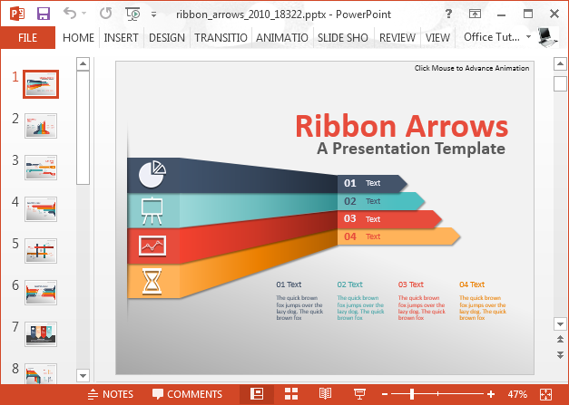 Detail Infographic Template Powerpoint Nomer 23