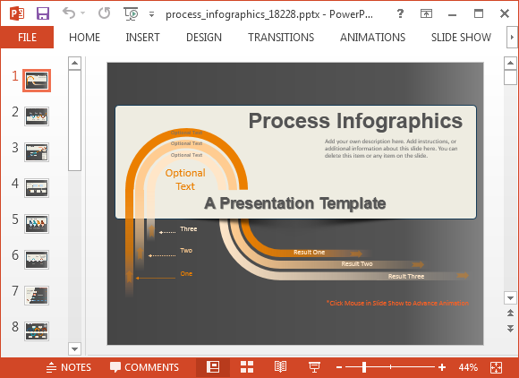 Detail Infographic Template Powerpoint Nomer 35