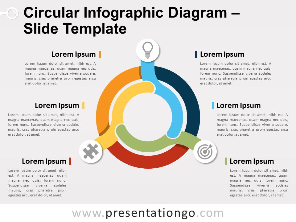 Detail Infographic Template Powerpoint Nomer 45