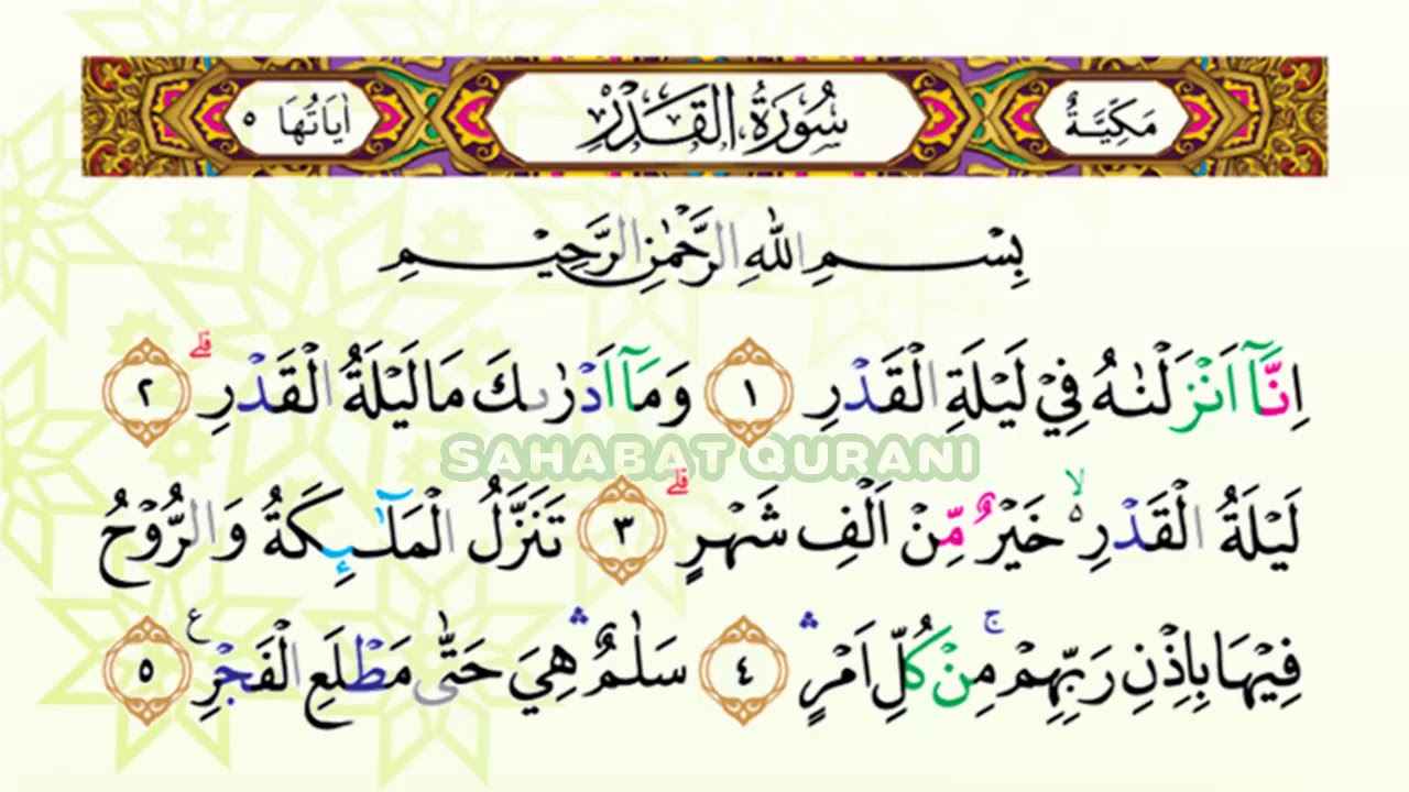 Detail Inna Hadzal Qur Ana Surat Apa Nomer 7