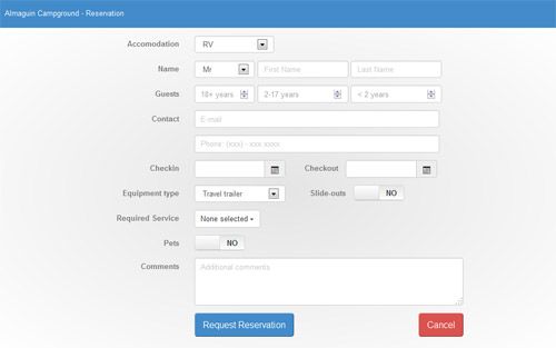 Detail Input Form Bootstrap Template Nomer 15