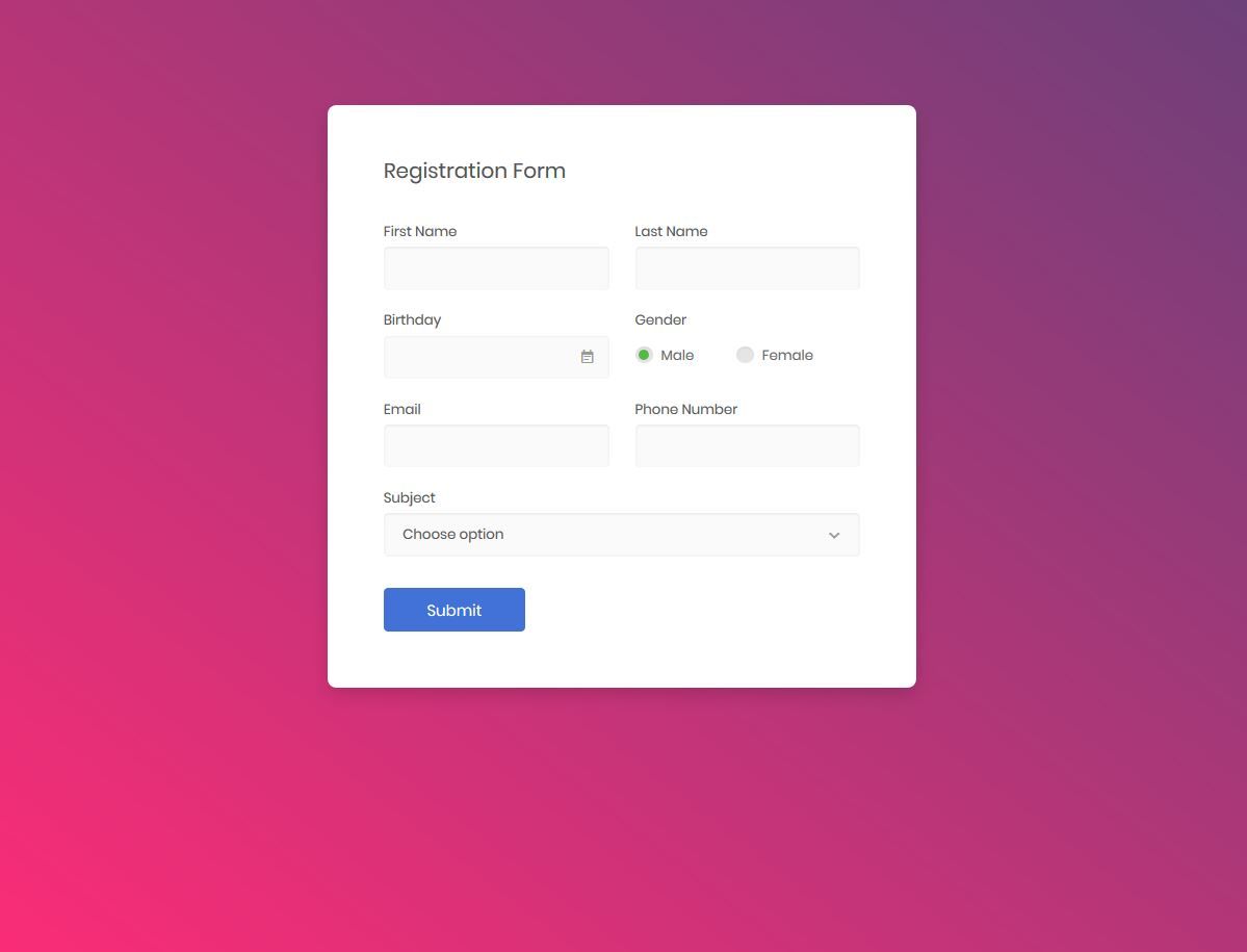 Download Input Form Bootstrap Template Nomer 3