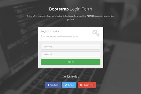 Detail Input Form Bootstrap Template Nomer 38