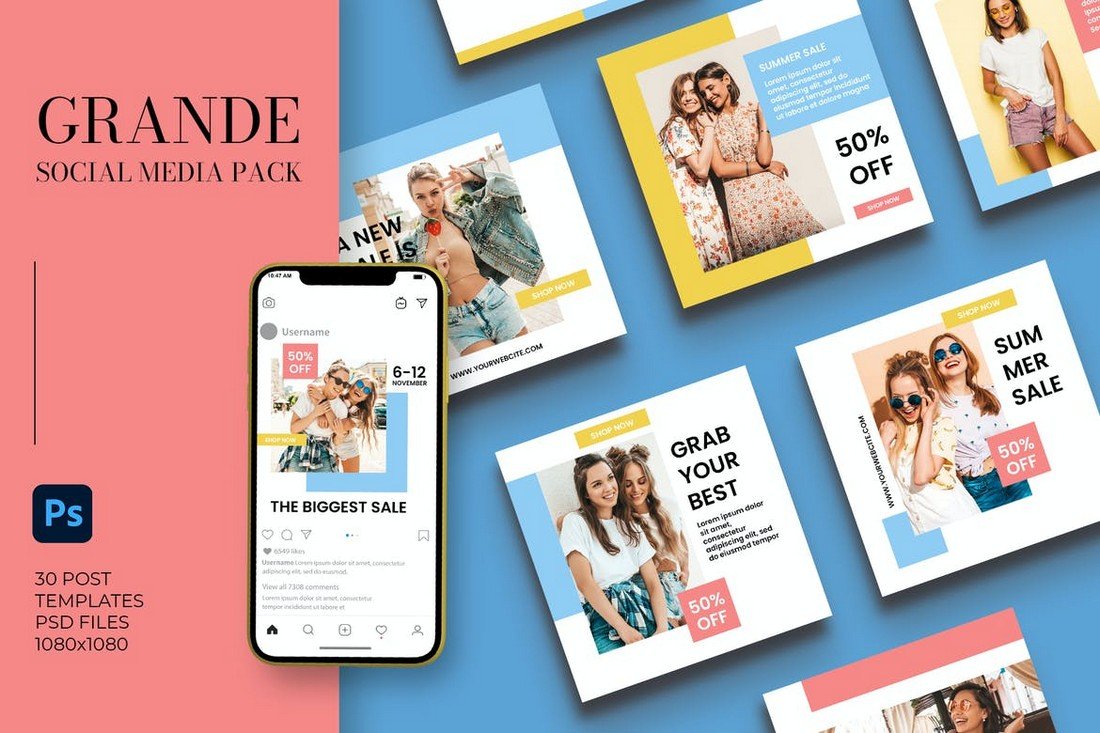 Detail Instagram Ad Template Psd Nomer 18