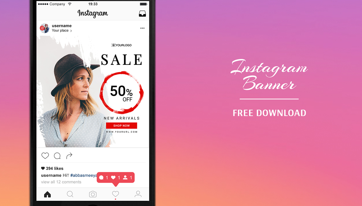 Detail Instagram Ad Template Psd Nomer 6