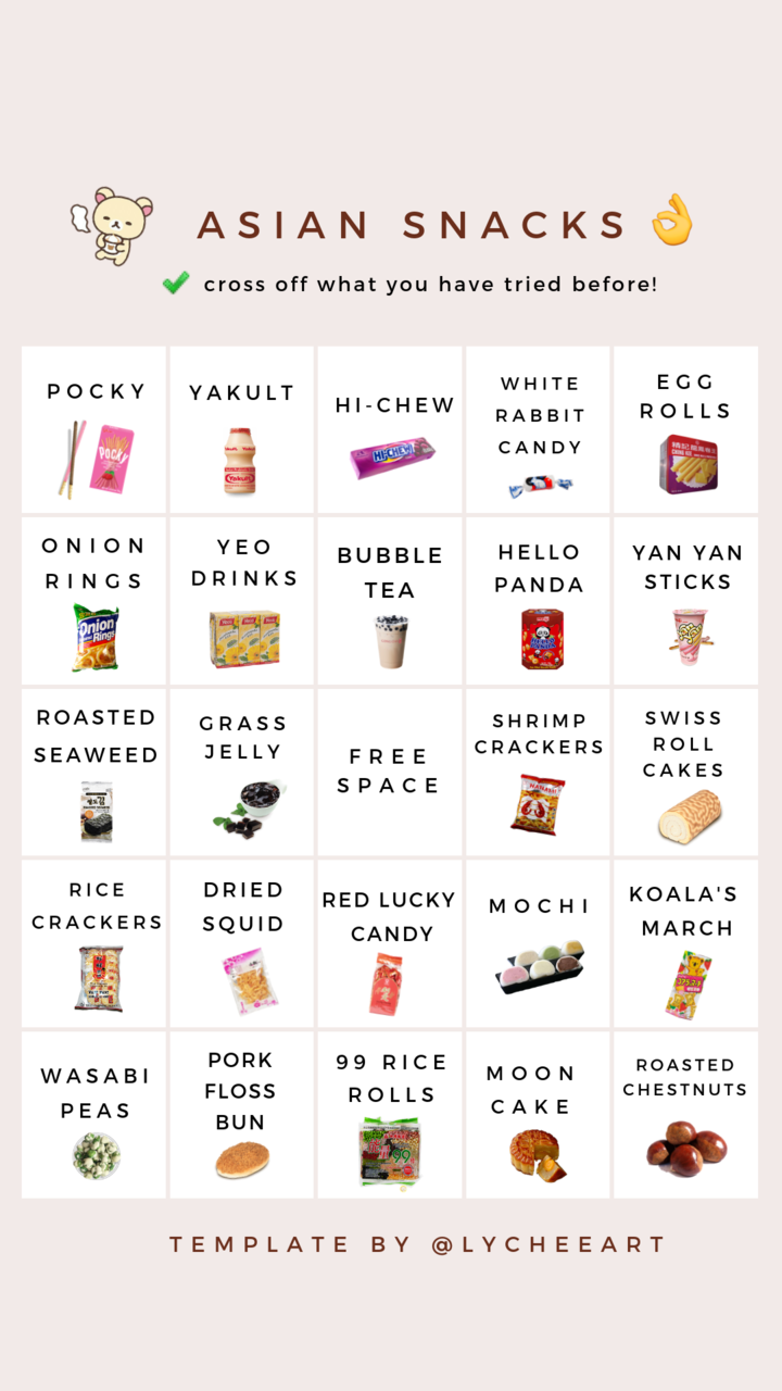 Detail Instagram Bingo Template Nomer 31