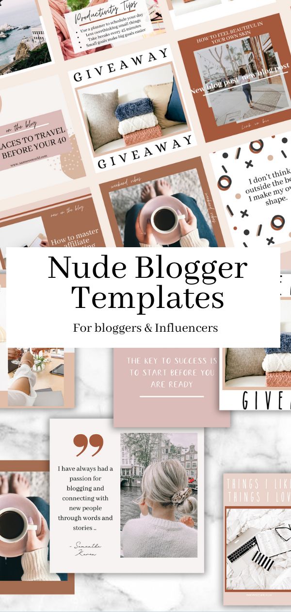 Detail Instagram Blogger Template Nomer 32