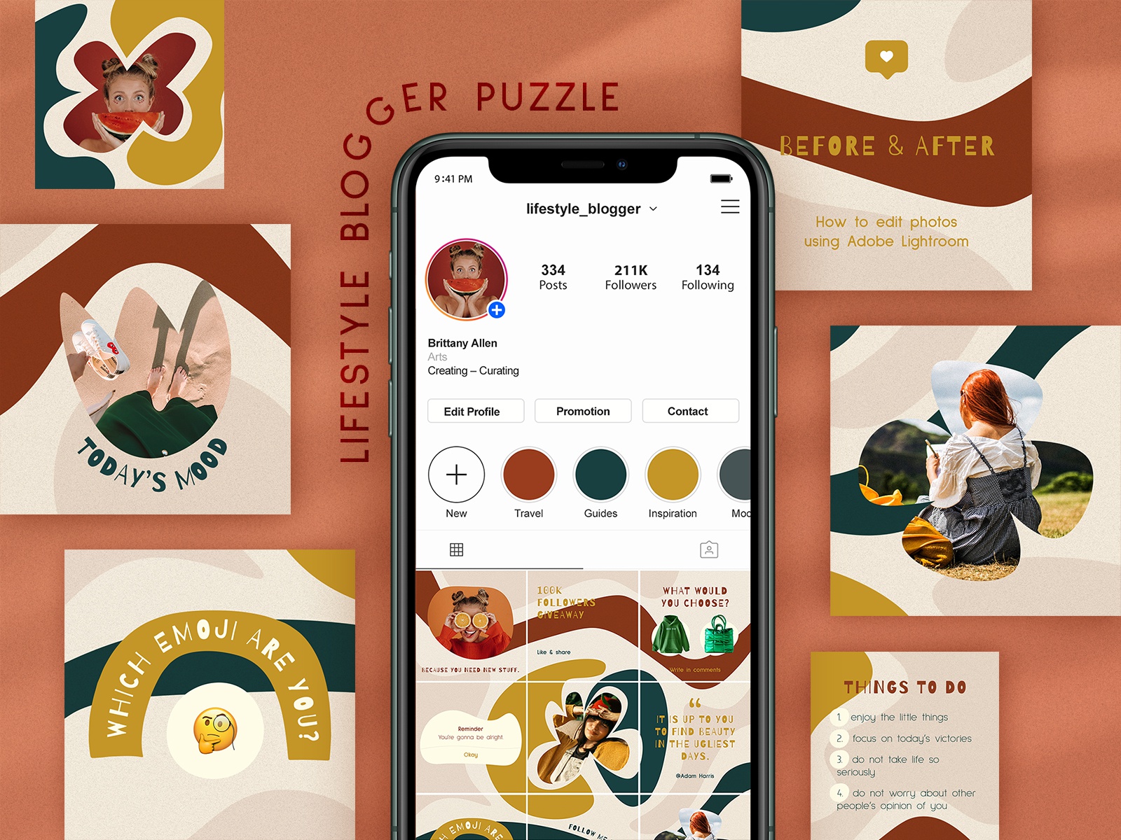 Detail Instagram Blogger Template Nomer 50