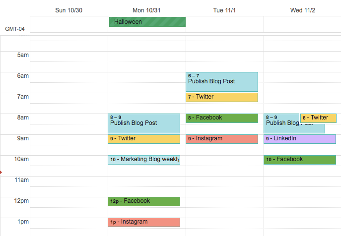 Detail Instagram Content Calendar Template Excel Nomer 44