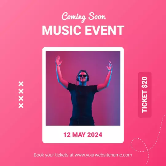 Detail Instagram Event Post Template Nomer 2
