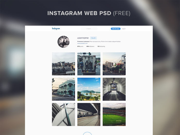 Detail Instagram Feed Photoshop Template Nomer 21