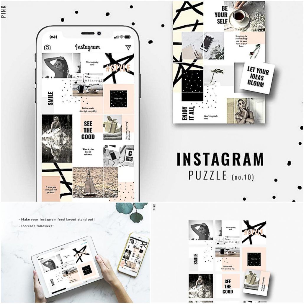 Detail Instagram Feed Template Download Nomer 42