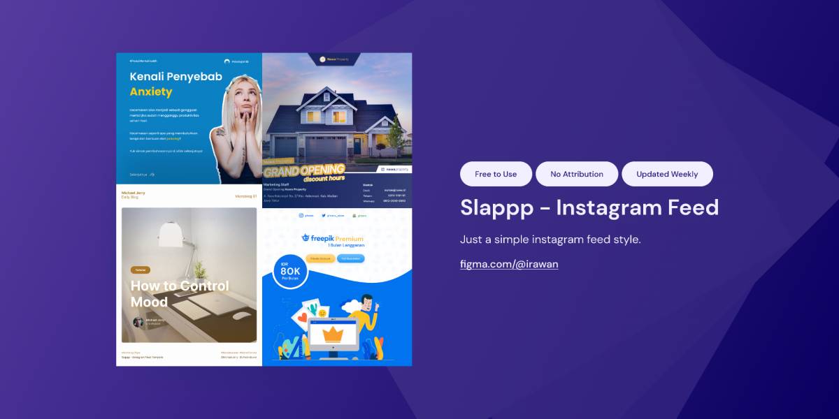 Detail Instagram Feed Template Download Nomer 51