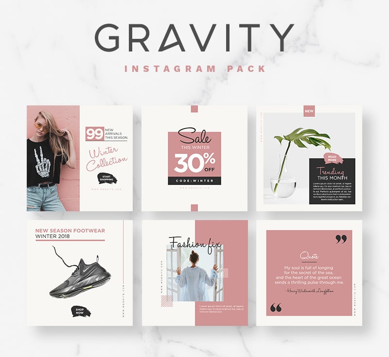 Detail Instagram Feed Template Free Nomer 9