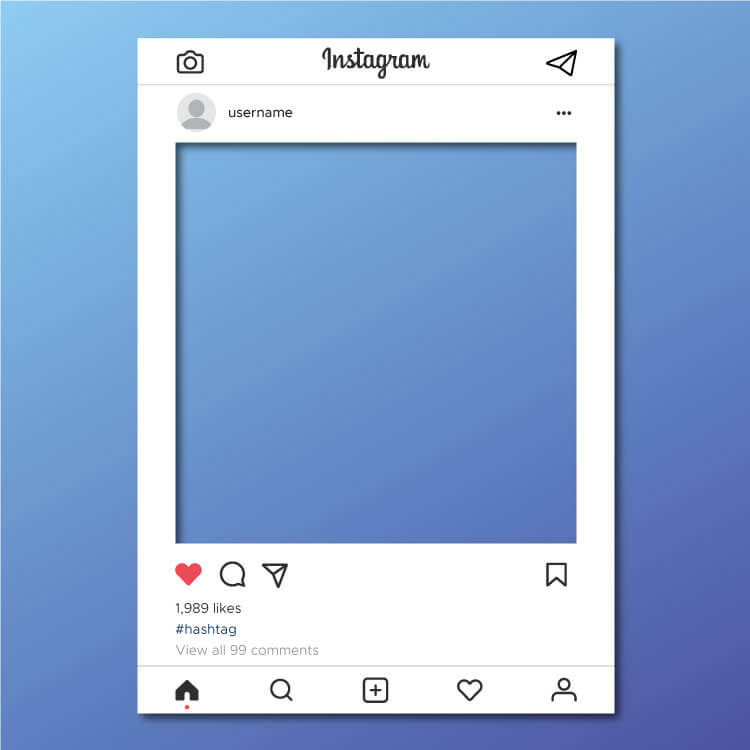 Detail Instagram Frame Template Nomer 18