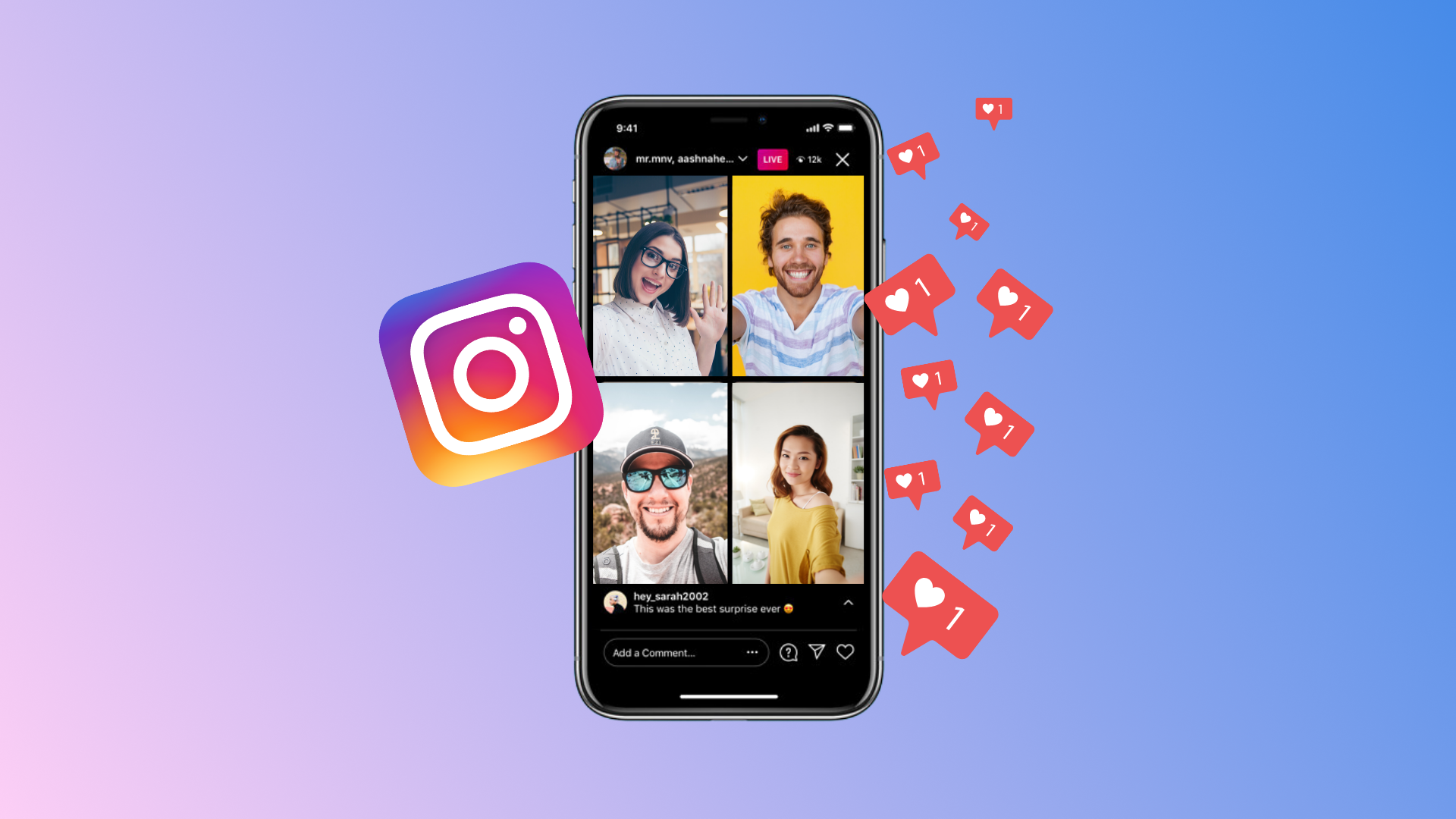 Detail Instagram Live Template Nomer 33