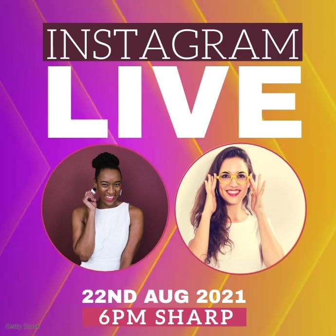 Detail Instagram Live Template Nomer 40