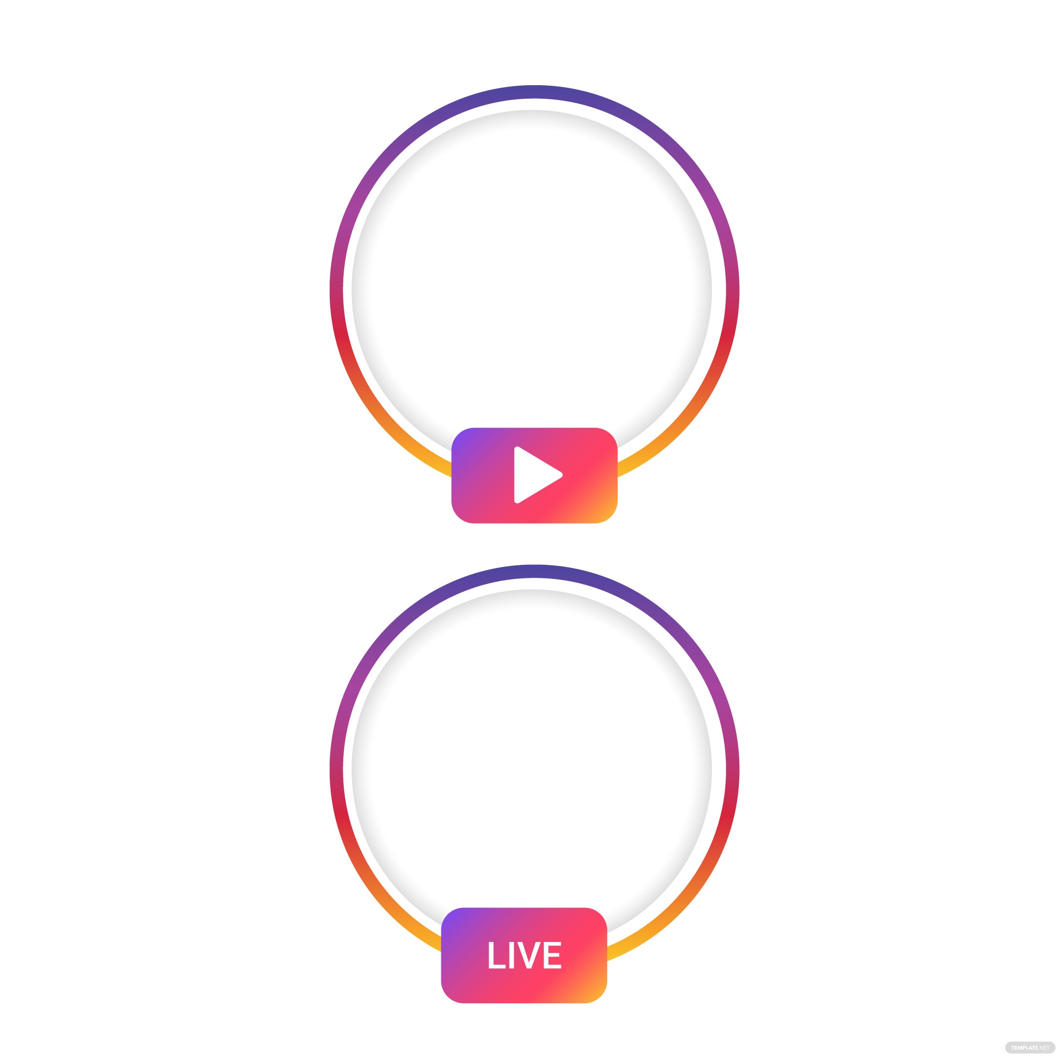 Detail Instagram Live Template Png Nomer 14