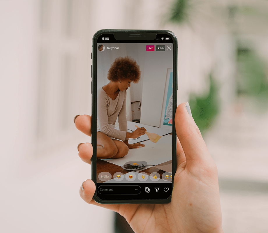 Detail Instagram Live Template Png Nomer 16