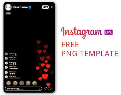 Detail Instagram Live Template Png Nomer 8