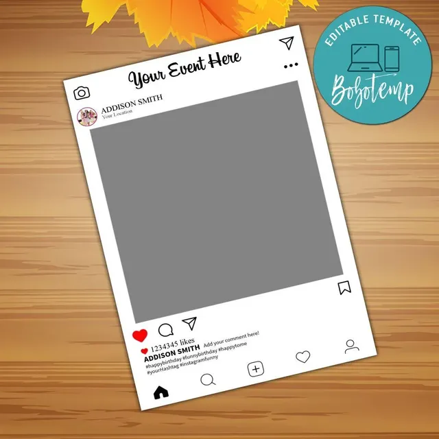 Detail Instagram Photo Booth Template Nomer 17