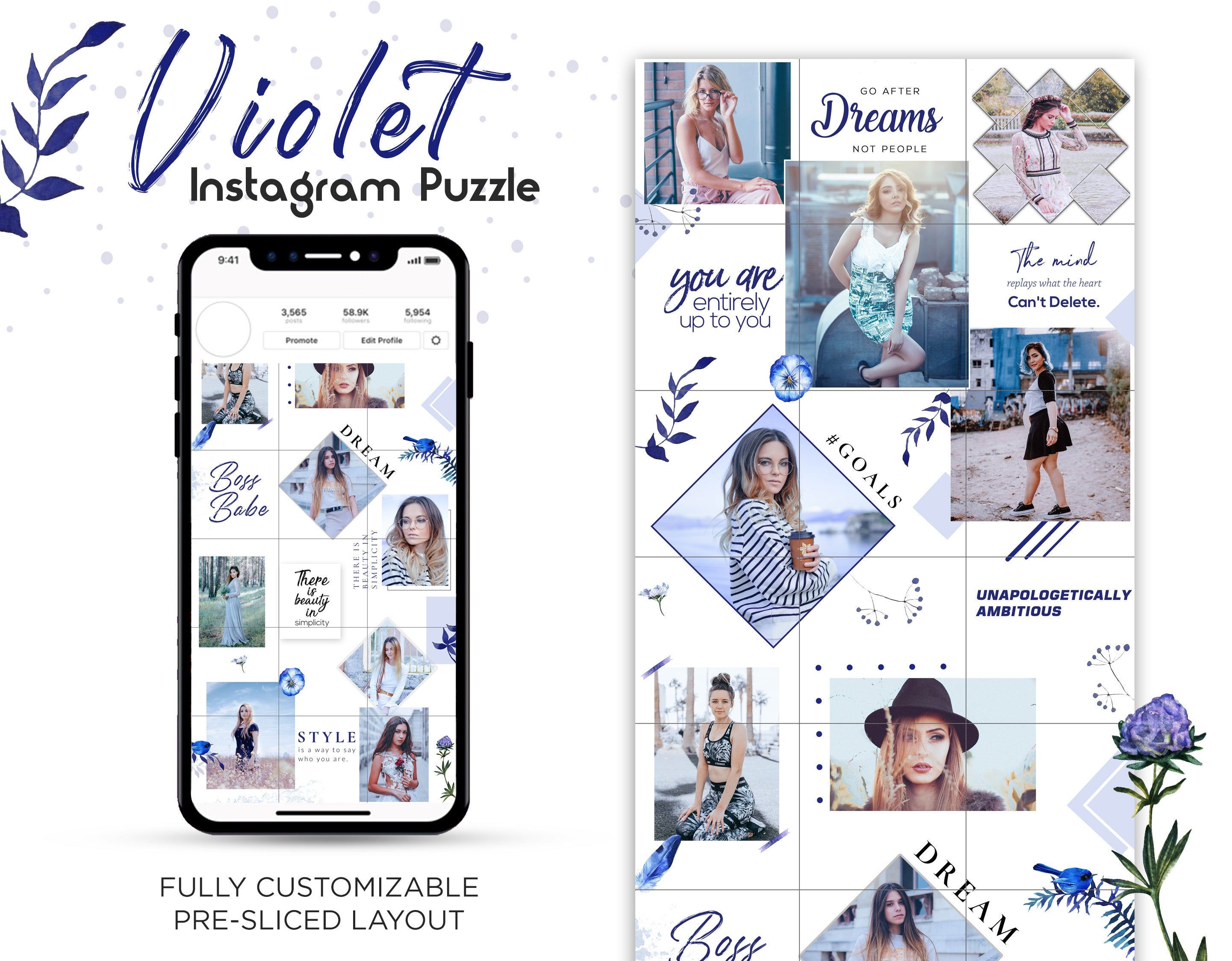 Detail Instagram Photo Template Psd Nomer 43