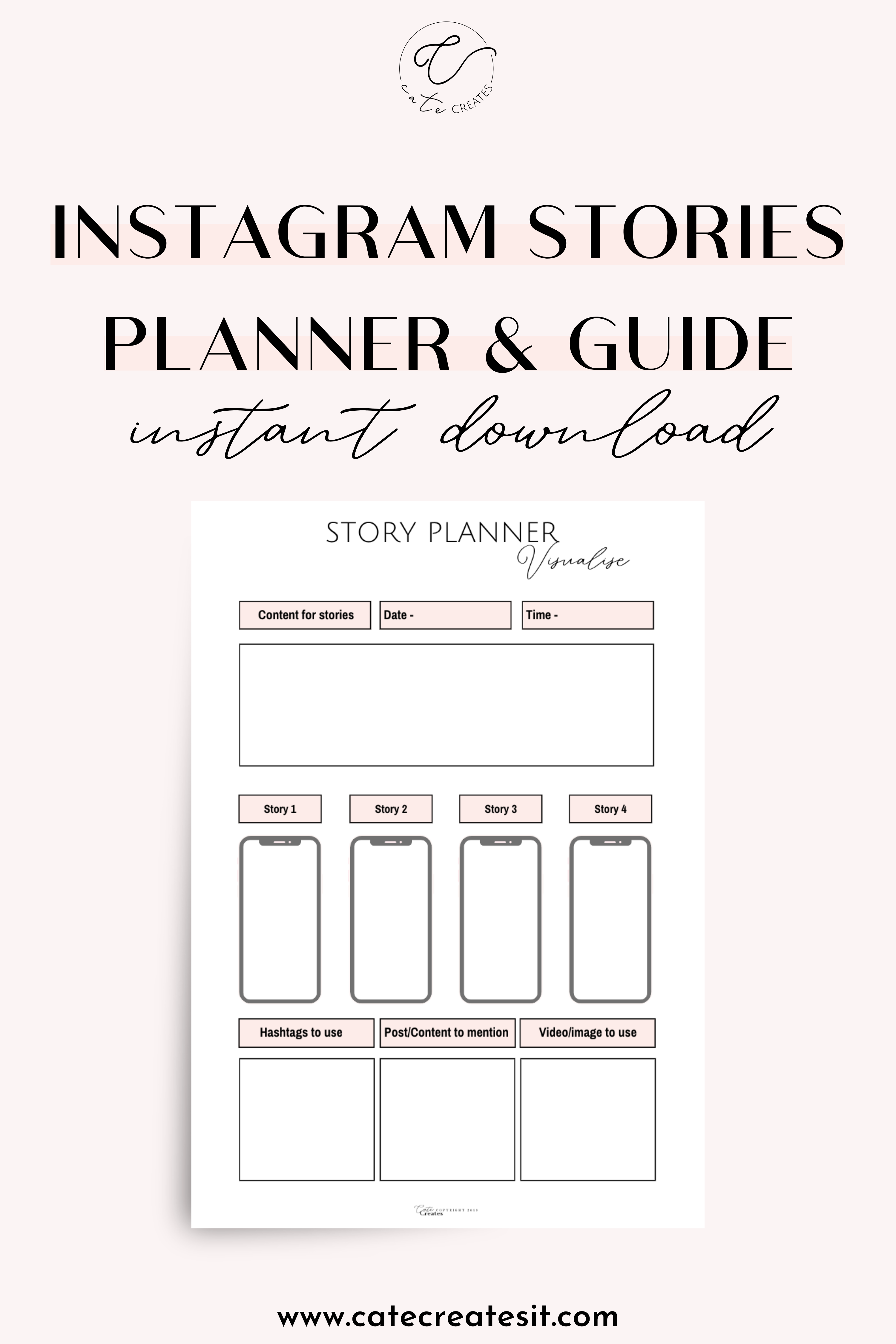 Detail Instagram Post Planner Template Nomer 14