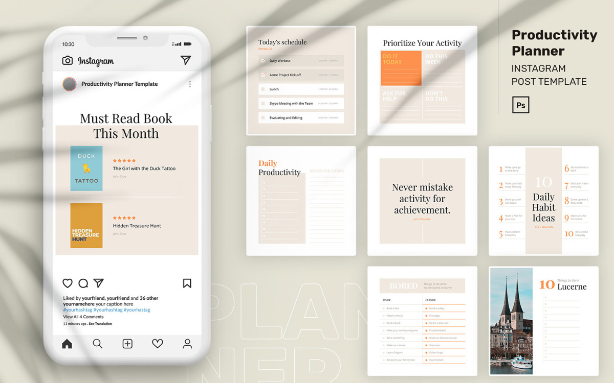 Detail Instagram Post Planner Template Nomer 22