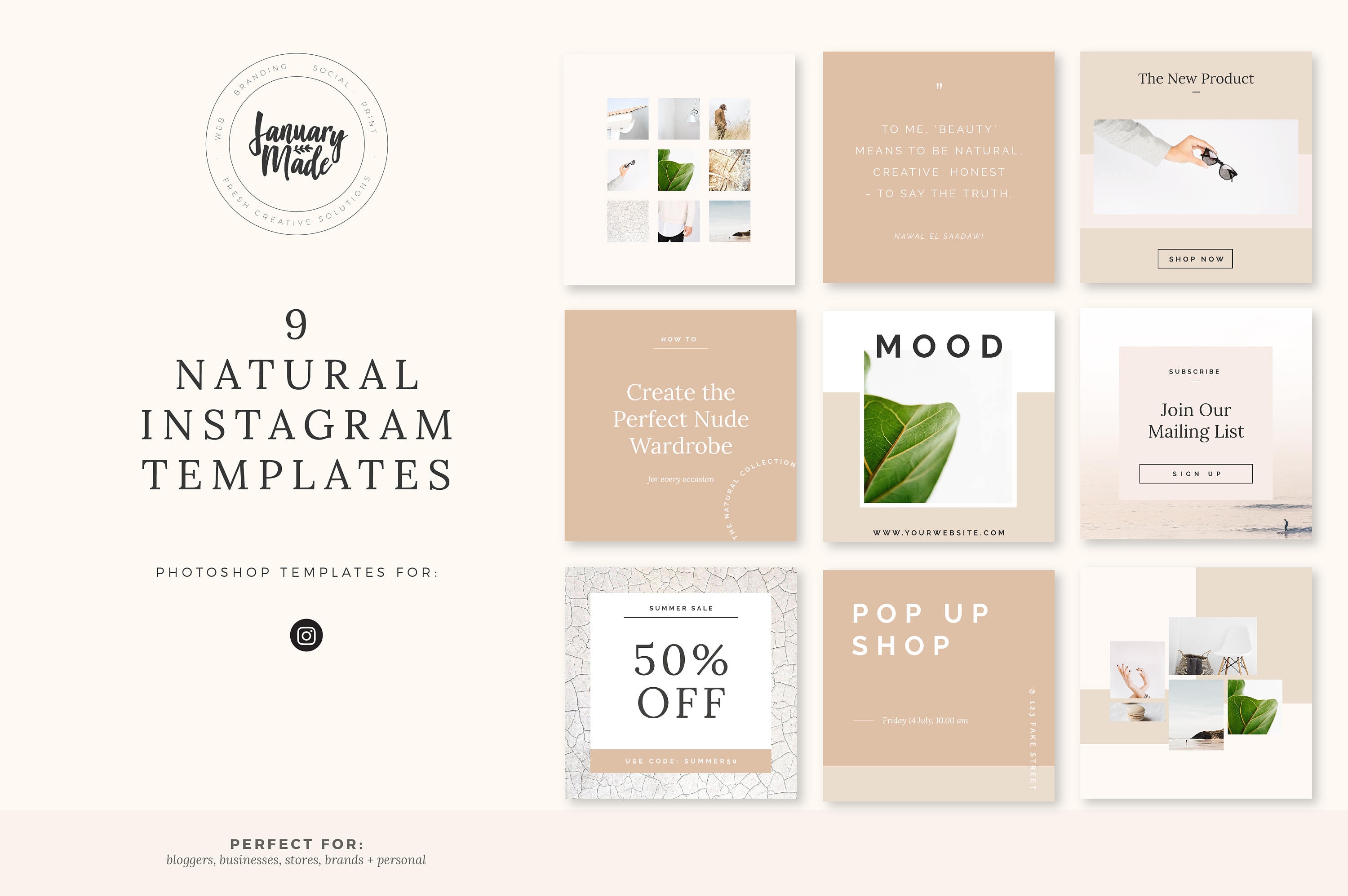 Detail Instagram Post Template Pack Nomer 3