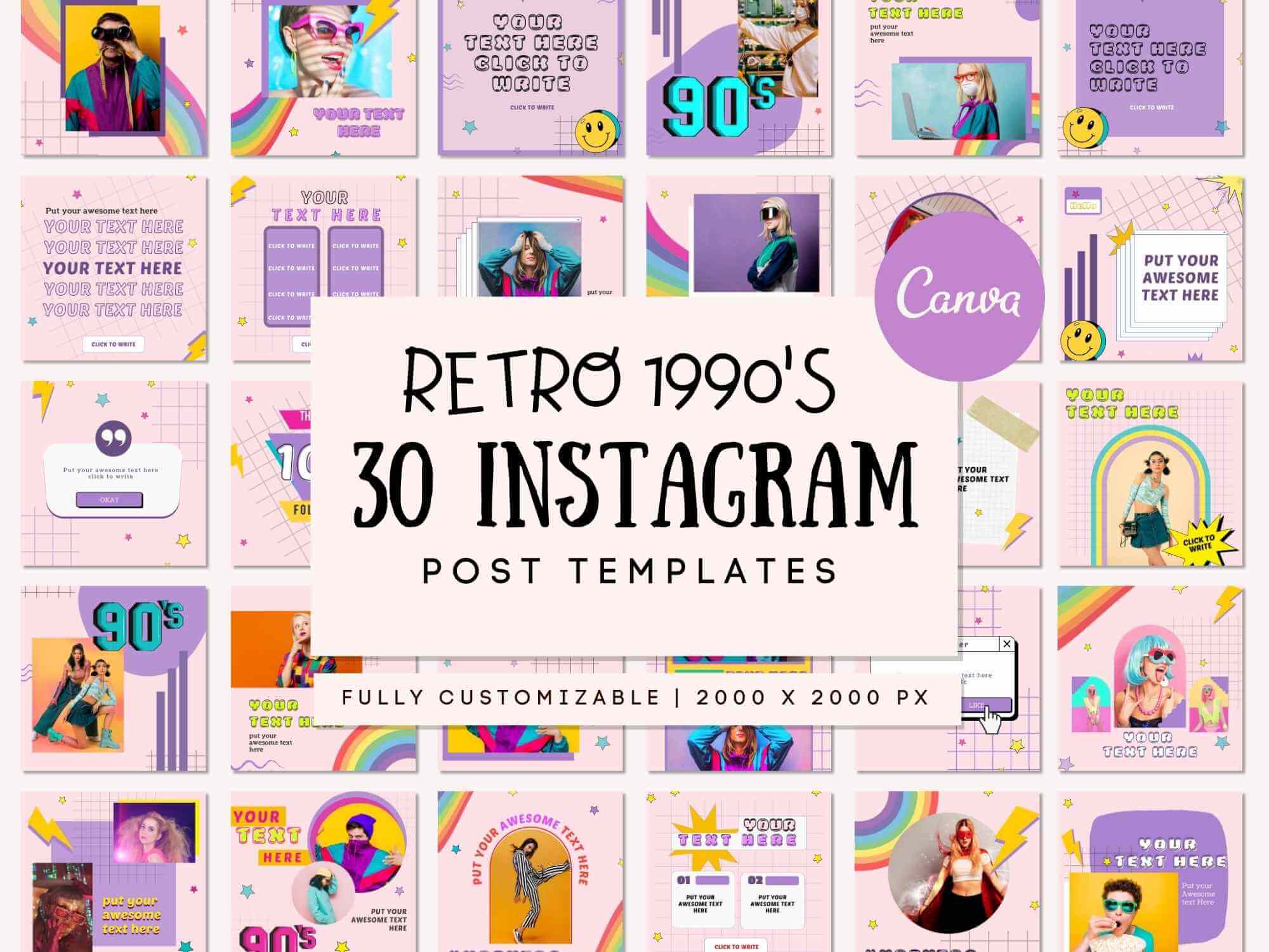 Detail Instagram Post Template Pack Nomer 21