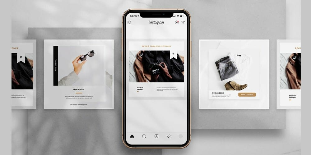 Detail Instagram Post Template Psd Free Nomer 20