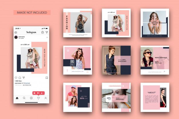 Detail Instagram Post Template Psd Free Nomer 6