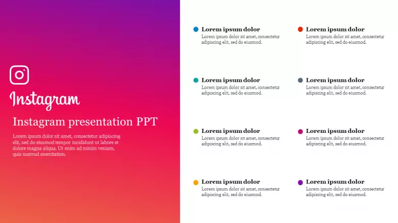 Detail Instagram Powerpoint Template Nomer 24