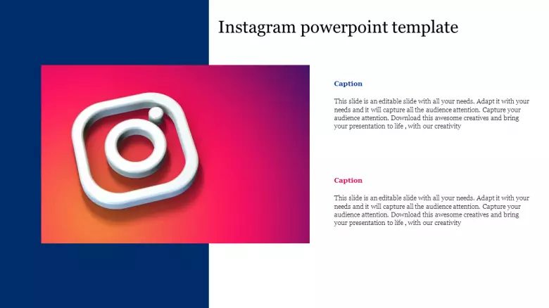 Detail Instagram Powerpoint Template Nomer 39