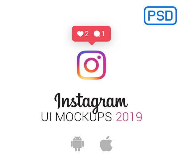 Detail Instagram Psd Template 2019 Nomer 12
