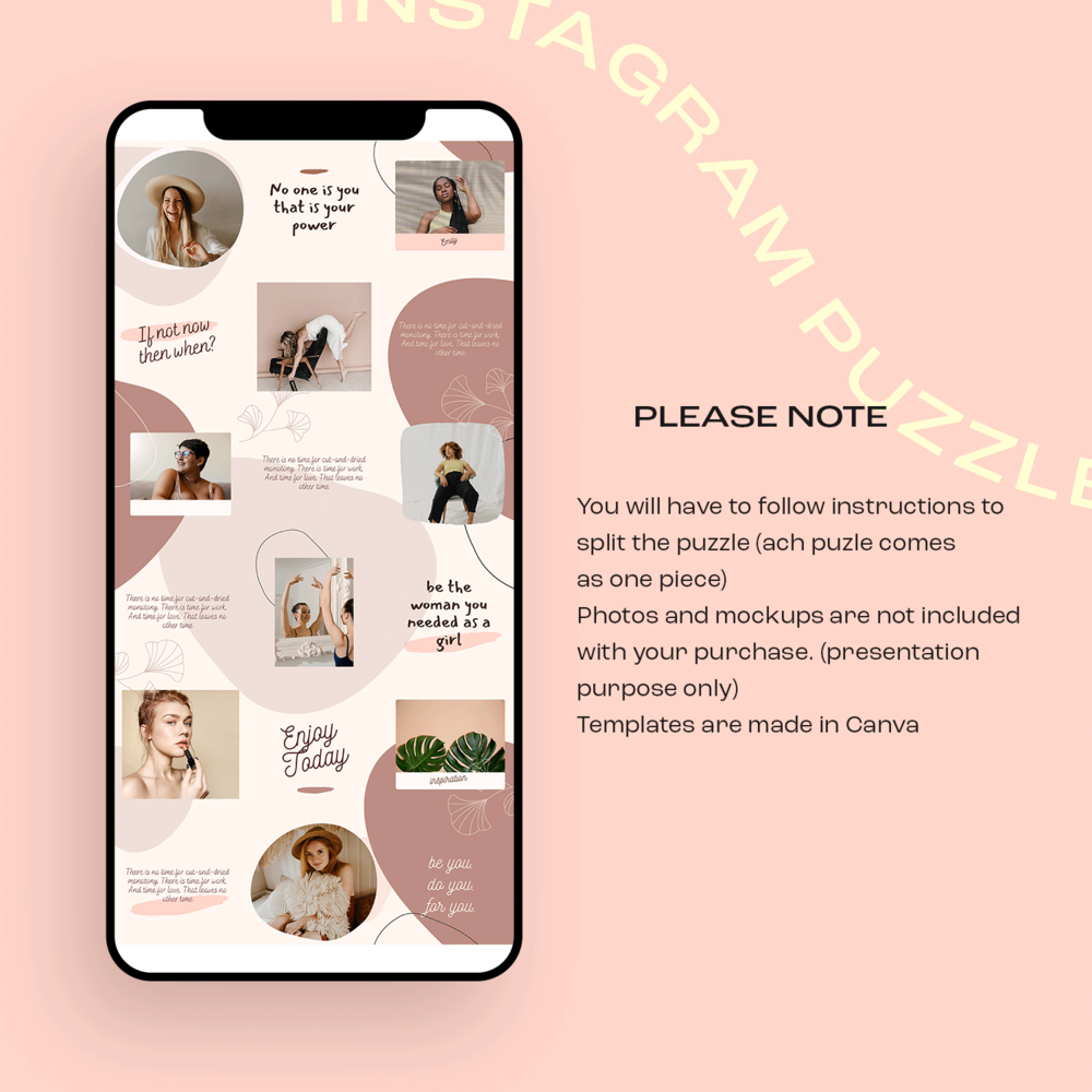 Detail Instagram Puzzle Feed Template Nomer 13