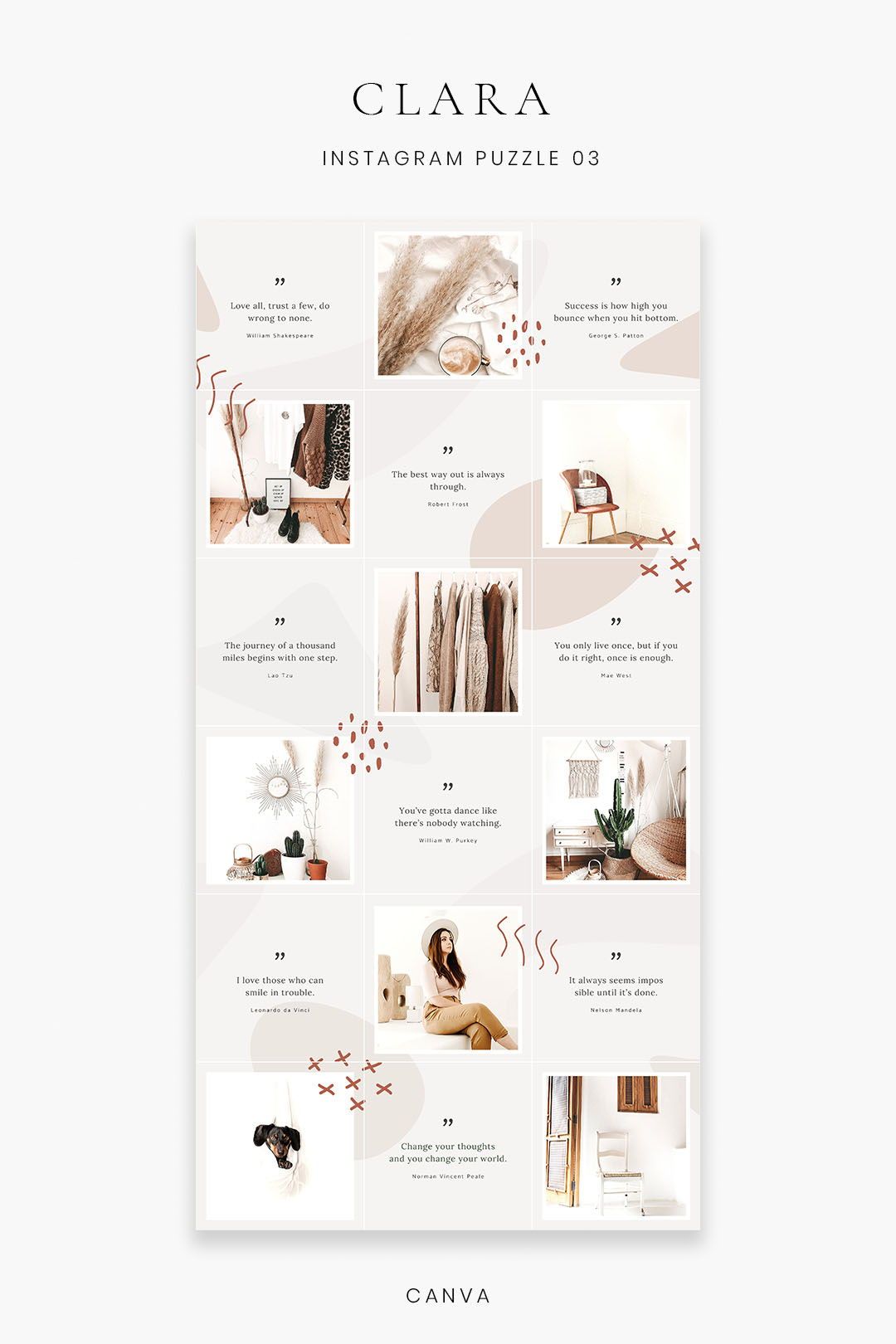 Detail Instagram Puzzle Feed Template Nomer 4