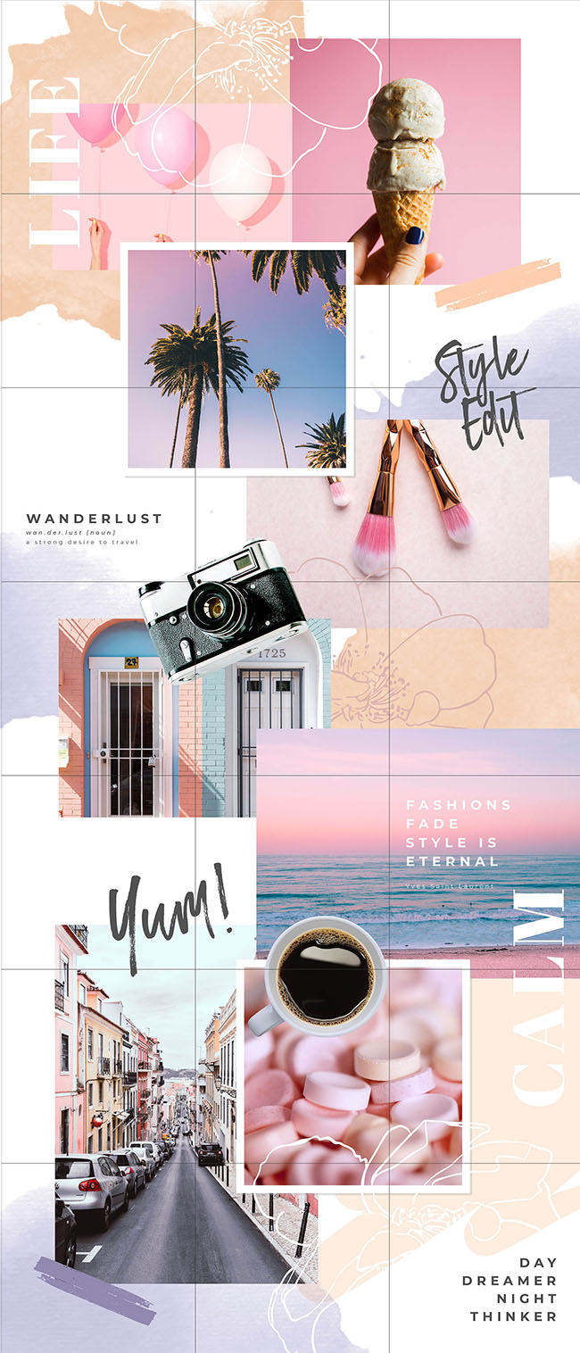 Detail Instagram Puzzle Feed Template Download Nomer 32