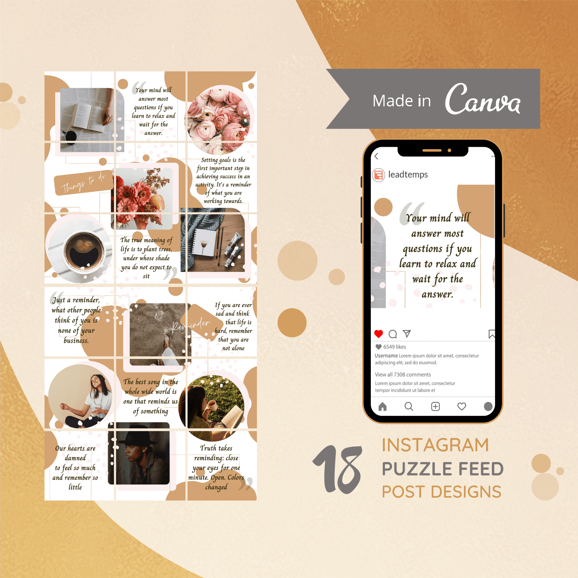 Detail Instagram Puzzle Feed Template Download Nomer 47